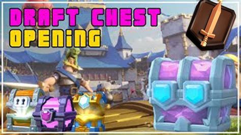 Clash Royale Голям Chest Opening Draft Chest Challenger 1