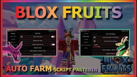 DEVIL FRUIT HACK UPDATE BLOX FRUITS HACK SCRIPT GUI Auto Farm