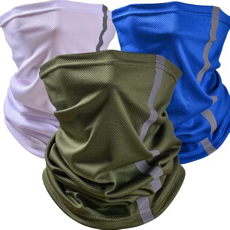 Reflective Night Running Half Face Scarf Bandana Sports Breathable