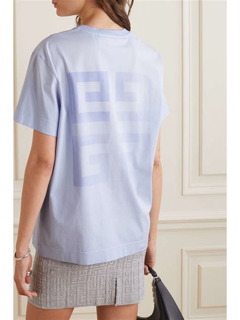 Givenchy Printed Cotton Jersey T Shirt Net A Porter