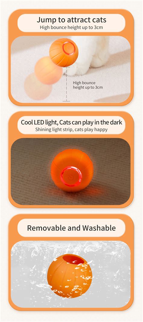 Rojeco Smart Cat Ball Toys Rojeco Professional For Pet Life