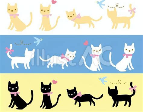 猫イラスト No 703815｜無料イラスト・フリー素材なら「イラストac」