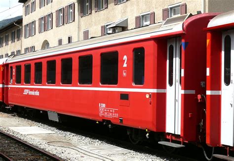 RhB - B 2380 am 25.07.2010 in St.Moritz - 2.Klasse ...