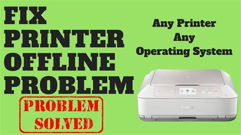 Fix Printer Offline Problem Youtube