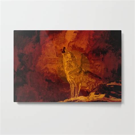 Wolf Spirit Guide Metal Print by Theresa Campbell D'August Art | Society6