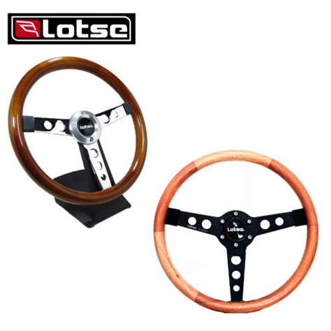 Volante Cl Ssico Lotse Le Mans Wood Cromo Black W Audio