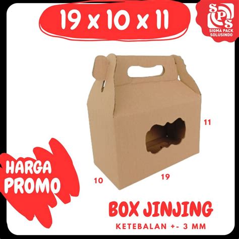 Jual Box Kue Kering X X Jinjing Kuker Toples Jar Ml Isi Box