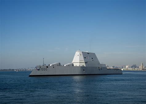 Advanced Destroyer Uss Zumwalt Arrives In San Diego Commander Us