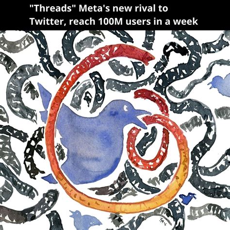 Twitter vs Threads – Drawn Journalism by Frits Ahlefeldt