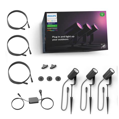 Philips Hue Lily Smart Outdoor Light Base Kit Toolstation