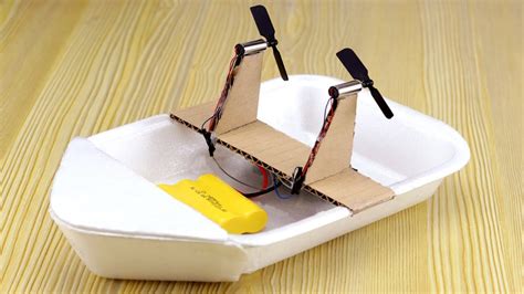 How To Make Mini Remote Control Boat Diy Mini Rc Boat Tutorial Youtube