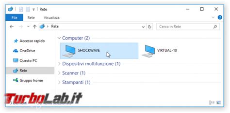 Guida Windows 10 Come Accedere Alle Cartelle Condivise In Rete Locale