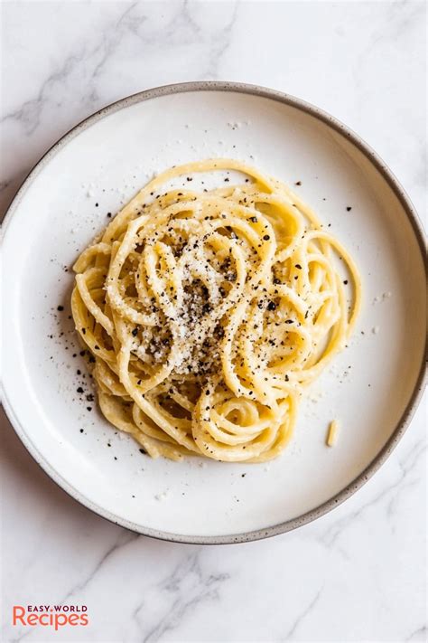 Authentic Italian Cacio E Pepe Recipe Easyworldrecipes