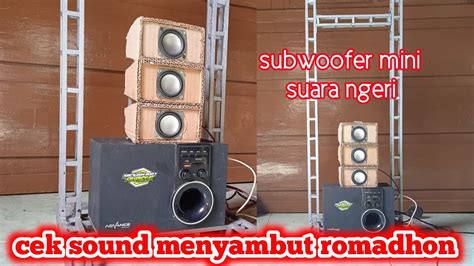 SUBWOOFER ADVANCE LINE ARAY Cek Sound Sama Sama Auto Horeg Mantap