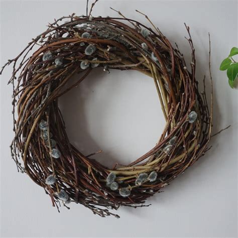 Pussy Willow Wreath Etsy