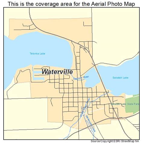 Aerial Photography Map of Waterville, MN Minnesota