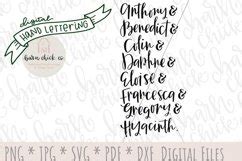 Bridgerton Siblings Svg Hand Lettered Cut Files Png