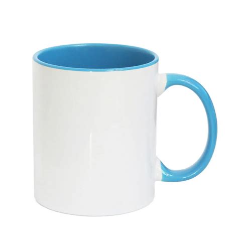 Caneca Branca Interior E Al A Colorida Ml Lil S Sublim Ticos Mania