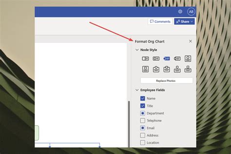 How to create & customize organizational charts in Visio