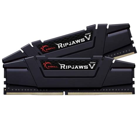 G SKILL 32GB 2x16GB 3200MHz CL16 Ripjaws V Black Pamięci RAM DDR4