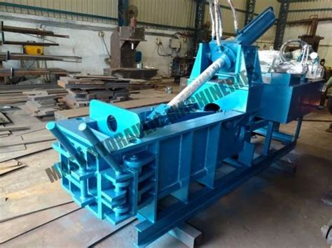 Double Action Hydraulic Scrap Baling Press Manual Door At 750000