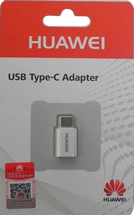 Переходник Huawei microUSB-USB type-C White: купить по цене 49 рублей в ...