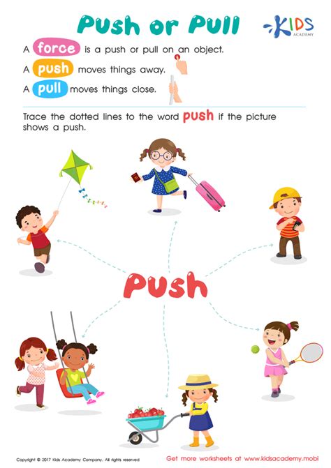 Push And Pull Forces Ks Worksheet Teacher Made Twinkl Off