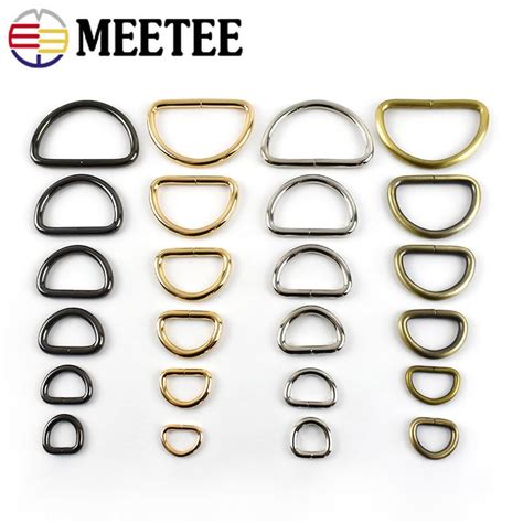 5pcs Meetee 13 50mm Metal O Dee D Ring Buckles Clasp Web Belt Backpack