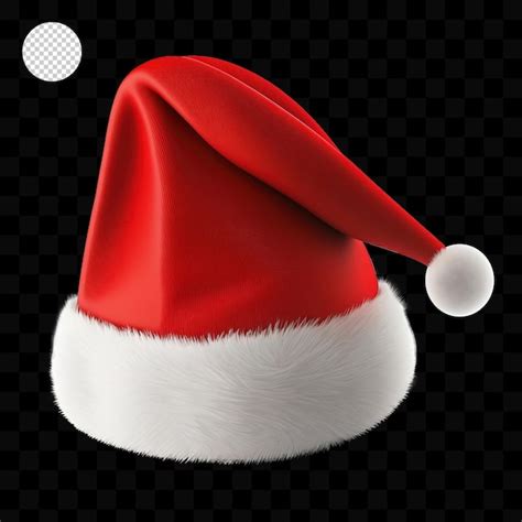 Premium Psd Santa Claus Red Hat