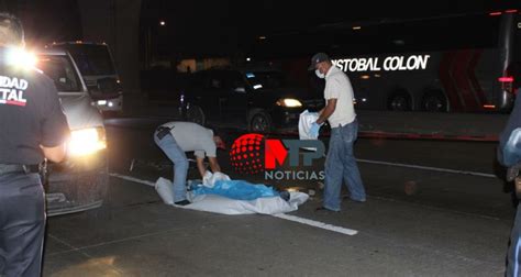 Muere hombre atropellado en la autopista México Puebla