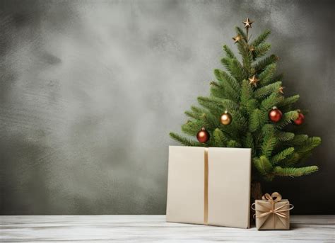 Premium Ai Image Christmas Background With Envelope