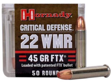 Hornady Critical Defense Winchester Magnum Rimfire Wmr Gr Ftx