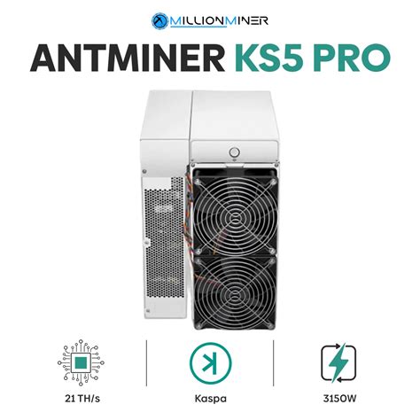 Bitmain Antminer KS5 PRO 21 TH S Kaspa KAS Miner MILLIONMINER