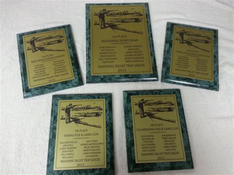 CUSTOM DESIGNED PLAQUES | All American Woodworking & Awards