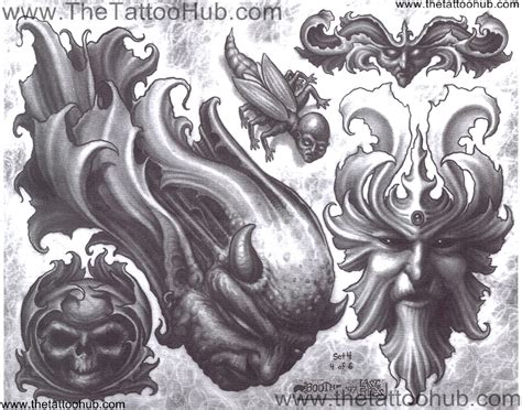 Paul Booth Tattoo Flash