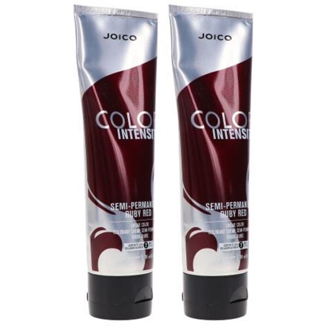 Joico Vero K Pak Intensity Semi Permanent Hair Color Ruby Red 4 Oz 2 Pack 8 Oz King Soopers