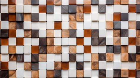 Captivating Blend Of White And Brown Tile Textures Background Ceramic