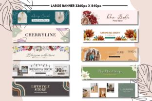 Etsy Shop Banners Bundle Graphic By Designogenie Creative Fabrica