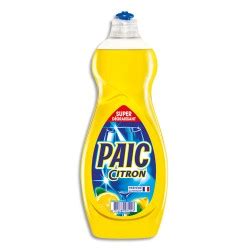 PAIC CITRON Flacon de 750 ml de liquide vaisselle main parfumé citron