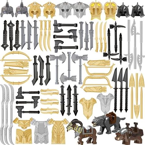 Joymeet Custom Weapons Set Medieval Rome Greece Egypt Army