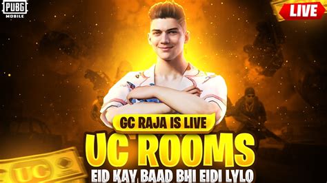 PUBG MOBILE LIVE UC ROOMS AND GIVEAWAYS Pubgmobile Gcrajagaming