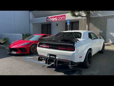 Vicrez Carbon Fiber Rear Spoiler Hellcat Redeye Vz Dodge