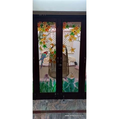 Polished 4 Feet Printed Stained Glass Window For Home At Rs 4500sq Ft In Chennai