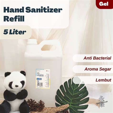 Promo Hand Sanitizer Gel Liter Kemasan Jerigen Refill Aroma Bibit