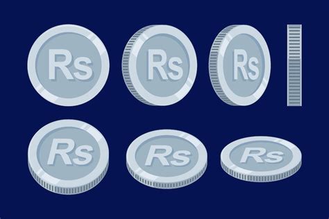 Premium Vector | Rupee Pakistan Silver Coin Pakistani Rupee