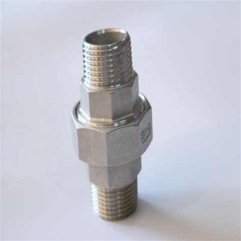 Stainless Steel 304 316 Union F F F M M M Threaded Screwed Pipe