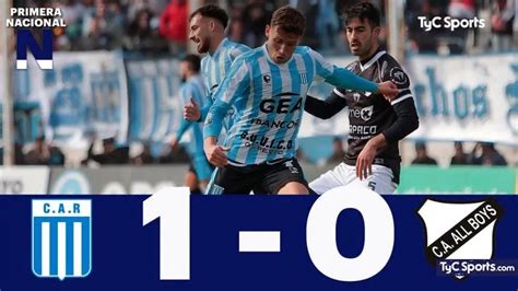 Racing Cba vs All Boys en vivo seguí el partido minuto a minuto