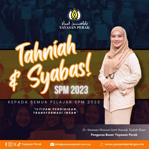 Tahniah Dan Syabas Kepada Semua Calon Sijil Pelajaran Malaysia Spm