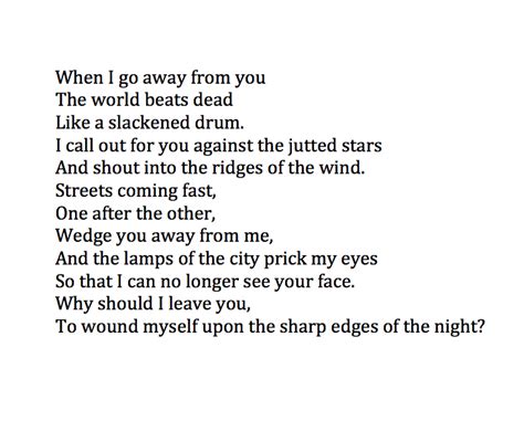 Poem The Taxi By Amy Lowell Rpoetry