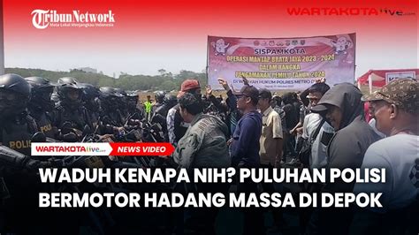 Antisipasi Kerusuhan Massa Polres Metro Depok Simulasi Pengamanan